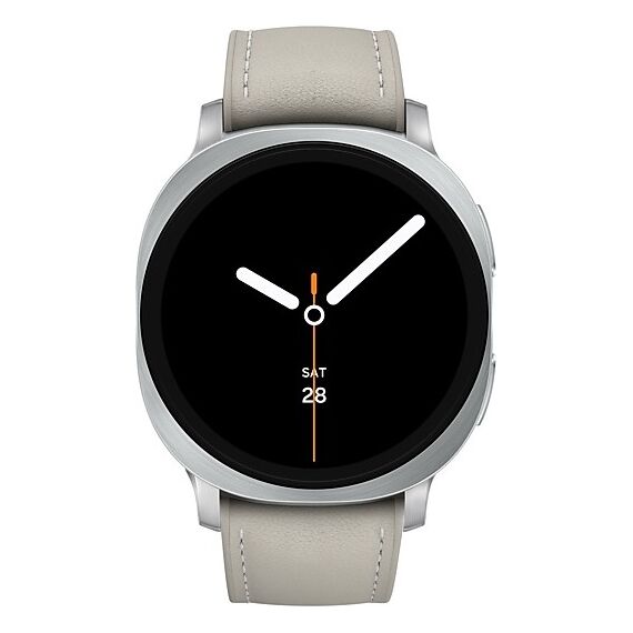 Galaxy Watch8 | 44 мм | 4G LTE | Silver | Hybrid/Taupe | S/M/L, Размер: 44 мм, Цвет: Silver, Тип ремешка: Hybrid, Цвет ремешка: Taupe, Размер ремешка: S/M/L, Подключение часов: Bluetooth / Wi-Fi + 4G LTE, изображение 2